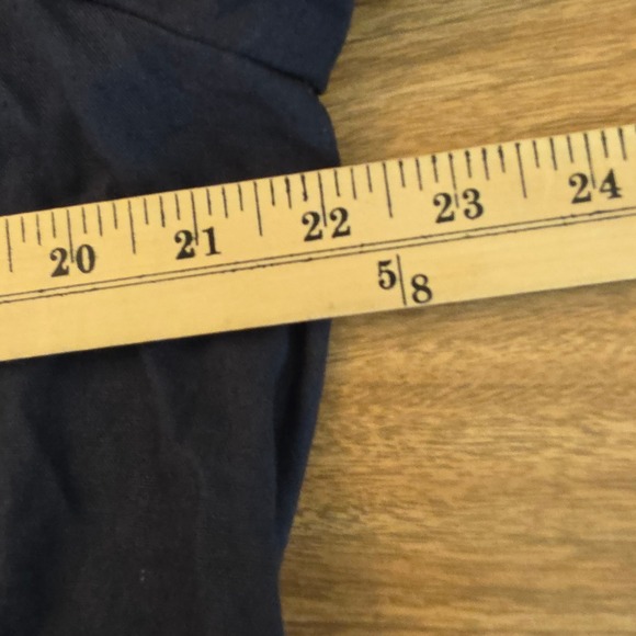 New Piombo Linen Blend Large Blue Blazer Jacket - Picture 10 of 12